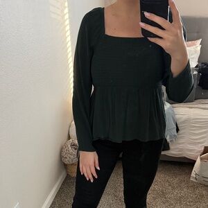 Old Navy Dark Green Blouse
